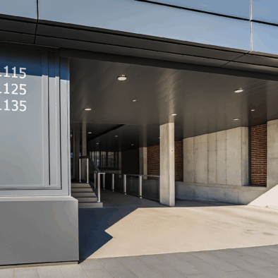 Entrance to building